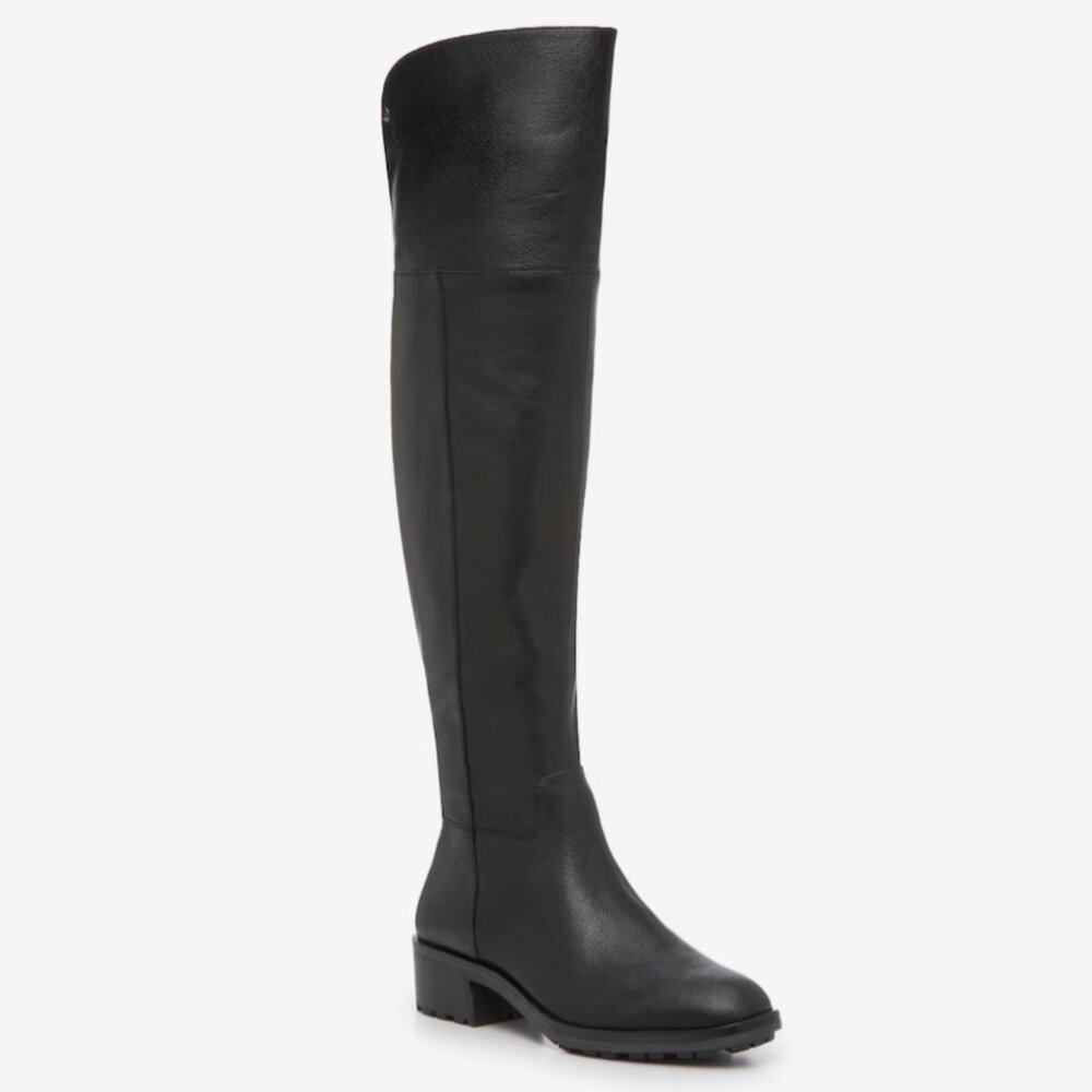 NWT Vince Camuto Jorshie Black Over-The-Knee Boot Size 6.5
